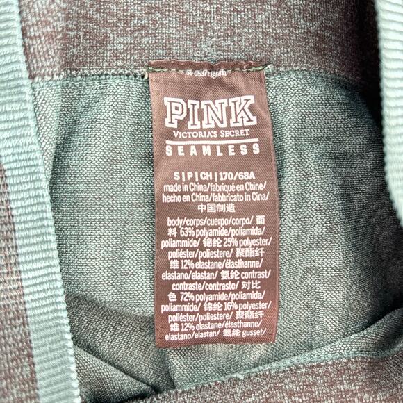 Victoria’s Secret PINK Green Seamless High-Waisted Leggings Size Small - Picture 5 of 5